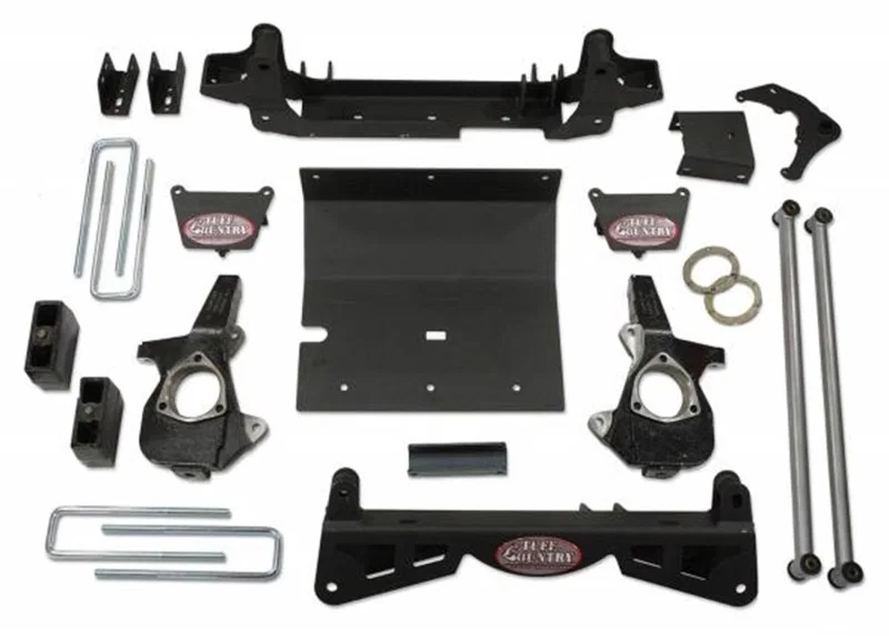 Tuff Country 16994, 01-06 Silverado 3500 4X4 6in Lift Kit (w/3pc Sub Frm incl. Dually Models No Shocks)