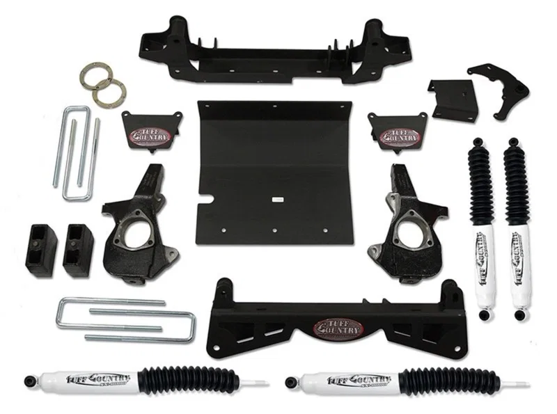 Tuff Country 14994, 01-06 Chevy Silverado 3500 4x4 4in Lift Kit (w/3pc Sub Frame No Shocks)