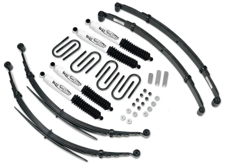Tuff Country 13743KN, 88-91 Chevy Suburban 3/4 Ton 4X4 3in Lift Kit HD (w/52in Rr Springs SX8000)