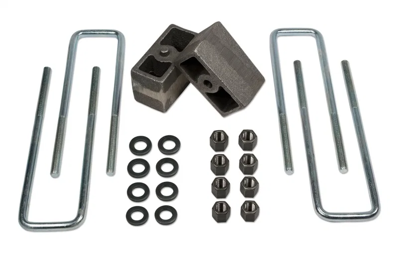 Tuff Country 97075, 95-23 Tacoma 4wd/86-89 4Runner/86-95 Pickup (w/ 2.5in Rr Axle) 3in Rr Block & U-Bolt Kt for Toyota