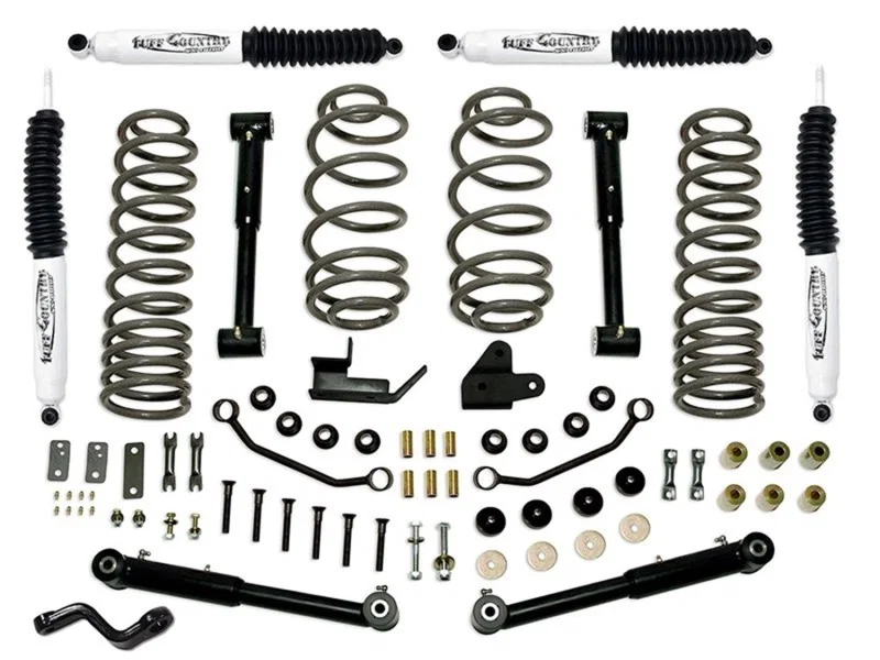 Tuff Country 44902, 97-06 Jeep Wrangler TJ 4in Lift Kit EZ-Flex (No Shocks)