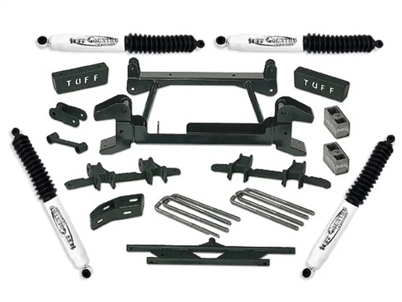 Tuff Country 14854, 92-98 Chevy Suburban 2500 (8Lug) 4X4 4in Lift Kit (w/Stmped Lwr Cntrl Arm No Shocks)