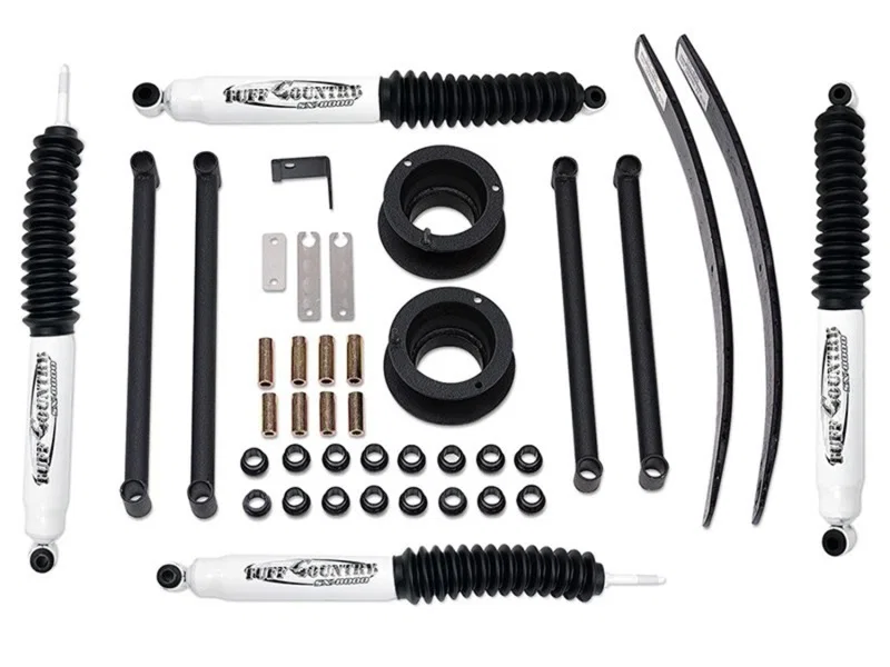 Tuff Country 33910KN, 94-01 Dodge Ram 1500 4x4 3in Lift Kit (SX8000 Shocks)