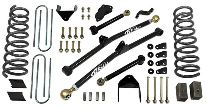 Tuff Country 34217KN, 03-07 Ram 3500 4X4 4.5in Arm Lift Kt w/Coil Springs (Fits 6/31/07 & Earlier SX8000) for Dodge