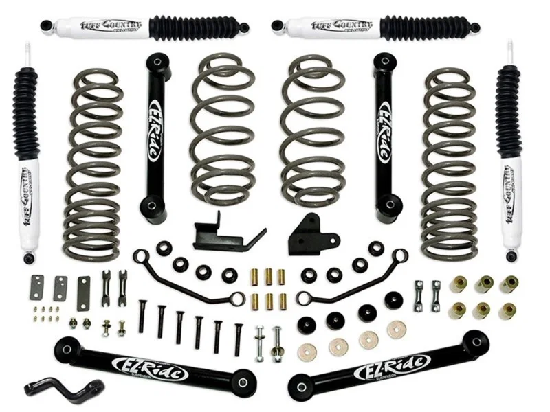 Tuff Country 44900KH, 97-02 Jeep Wrangler TJ 4in EZ-Ride Lift Kit (SX6000 Shocks)