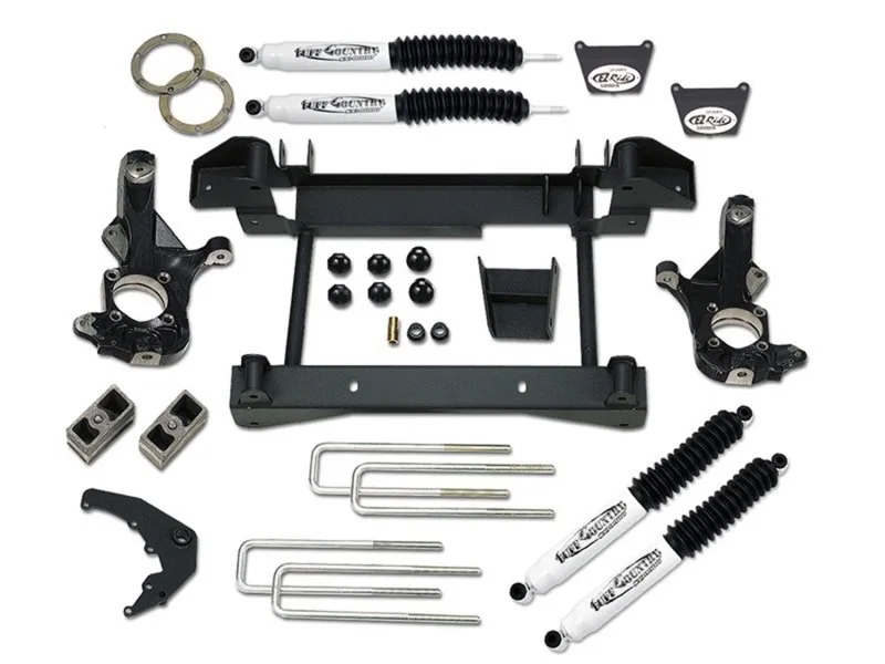 Tuff Country 14985, 01-10 Chevy Silverado 2500HD 4x4 4in Lift Kit (w/1pc Sub Frame No Shocks)