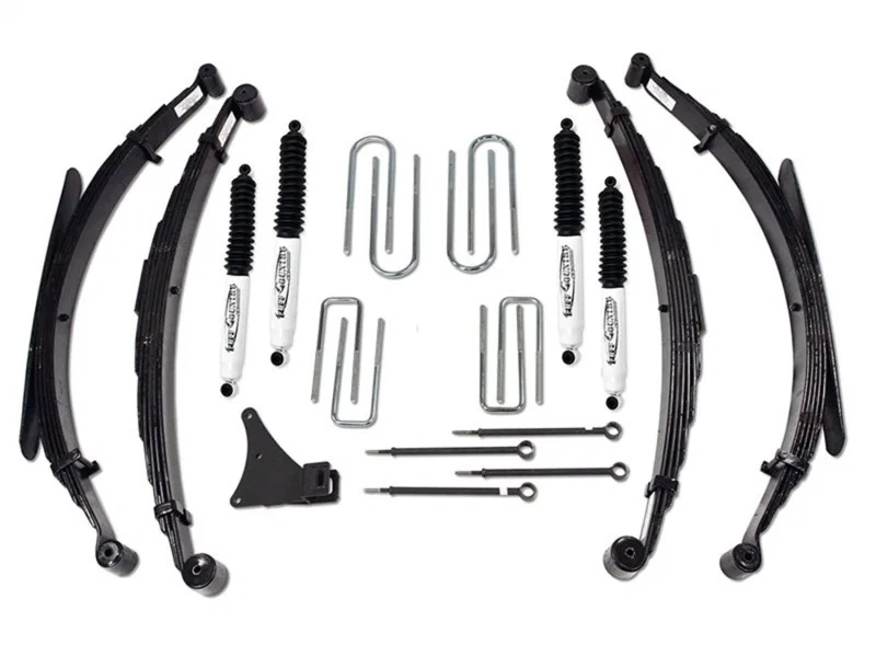 Tuff Country 24831KN, 86-97 Ford F-350 4x4 Standard/Crewcab 4in Lift Kit w/Rear Leaf Springs (SX8000 Shocks)
