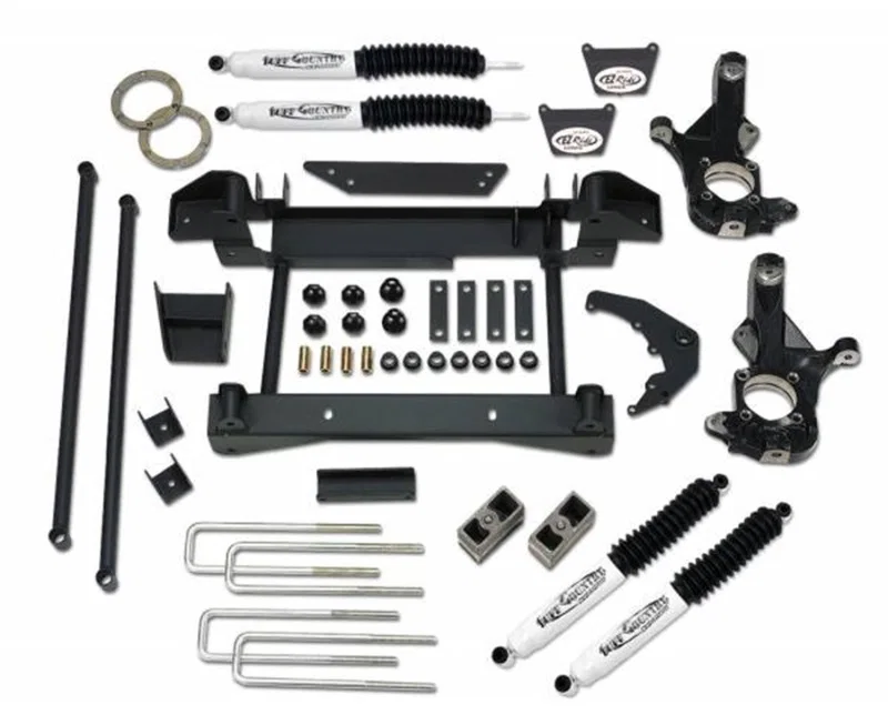 Tuff Country 16985KN, 01-10 Chevy Silverado 2500HD 4x4 6in Lift Kit (w/1pc Sub Frame SX8000 Shocks)