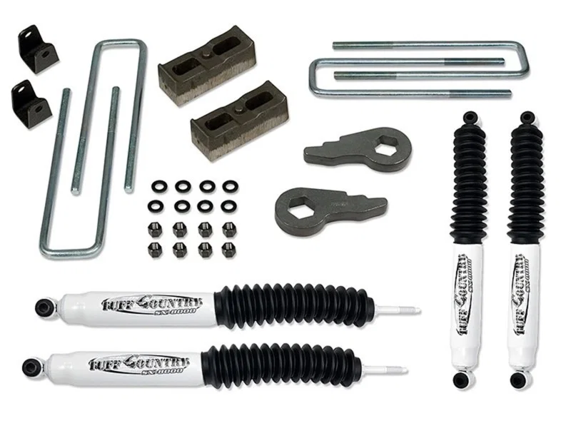 Tuff Country 12934KN, 01-10 Silverado 2500HD (Non-Pur) 4x4 & 2wd 2in Lift Kit (w/Rr Lift Blocks SX8000)