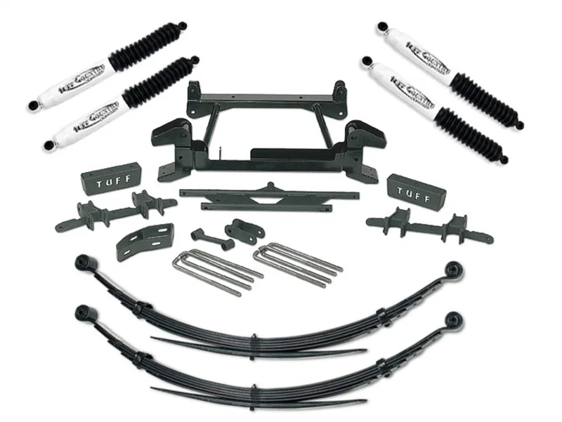 Tuff Country 14812KN, 88-98 Chevy Truck K1500 4x4 4in Lift Kit with Rear Leaf Springs (SX8000 Shocks)
