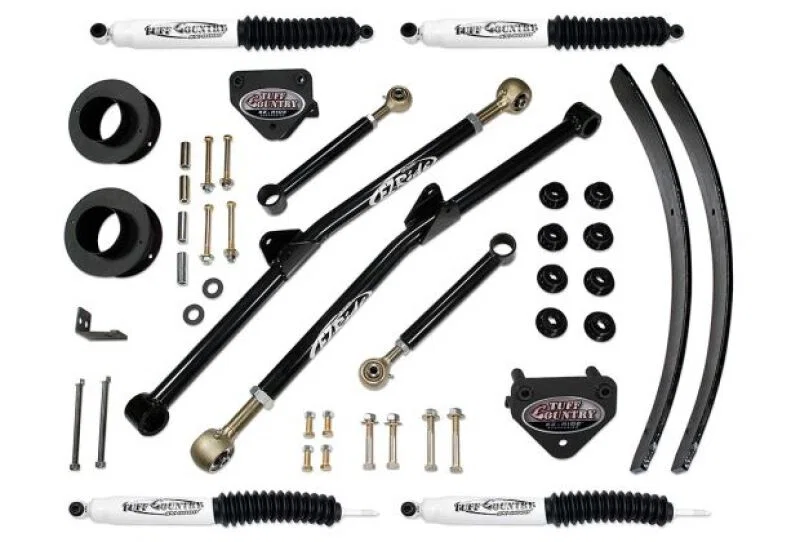 Tuff Country 33925KN, 94-99 Dodge Ram 3500 4x4 3in Long Arm Lift Kit w/ Shocks (SX8000)