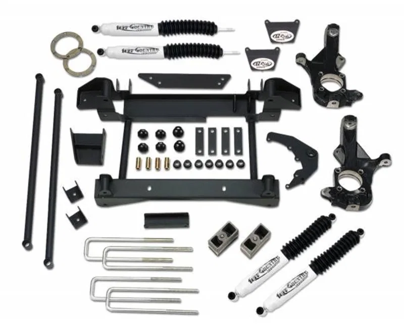 Tuff Country 16990KN, 01-06 Chevy Silverado 3500 4x4 6in Lift Kit (w/1pc Sub Frame SX8000 Shocks)