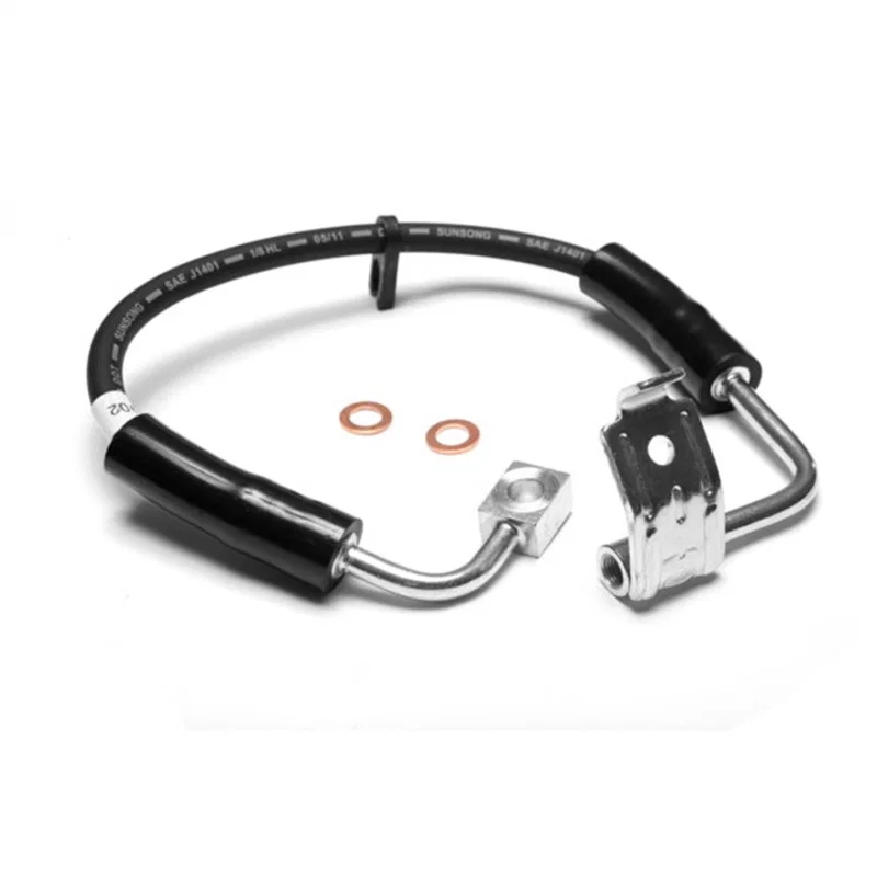 OMIX 16732.29, Front Brake Hose Left 07-18 Jeep Wrangler JK