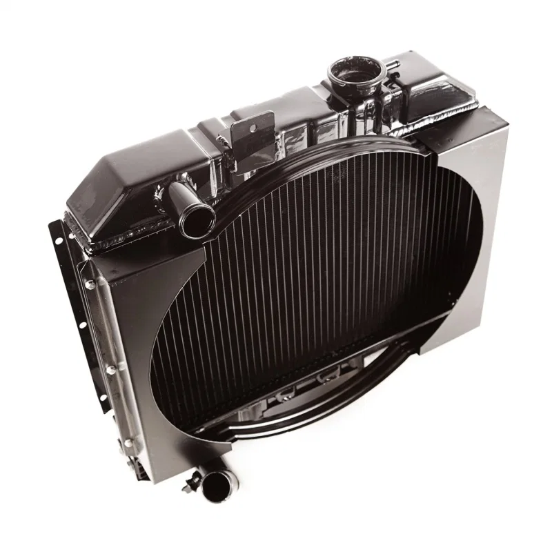 OMIX 17101.01, Radiator w/ Fan Shroud 2 Row- 41-52 Willys Models