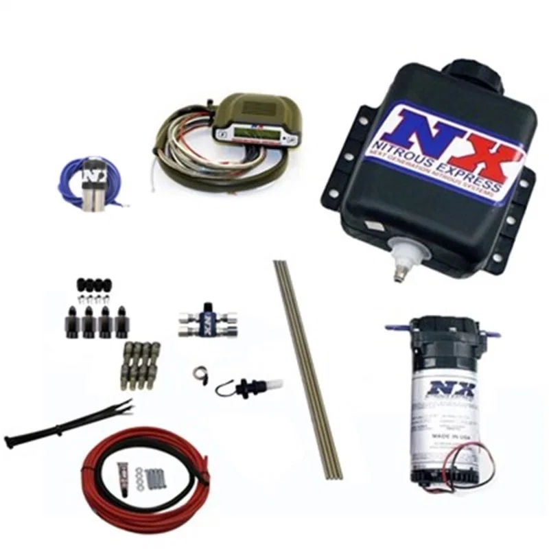 Nitrous Express 15125H, Direct Port Water Injection 4 Cyl Stage 2 w/Hardlines