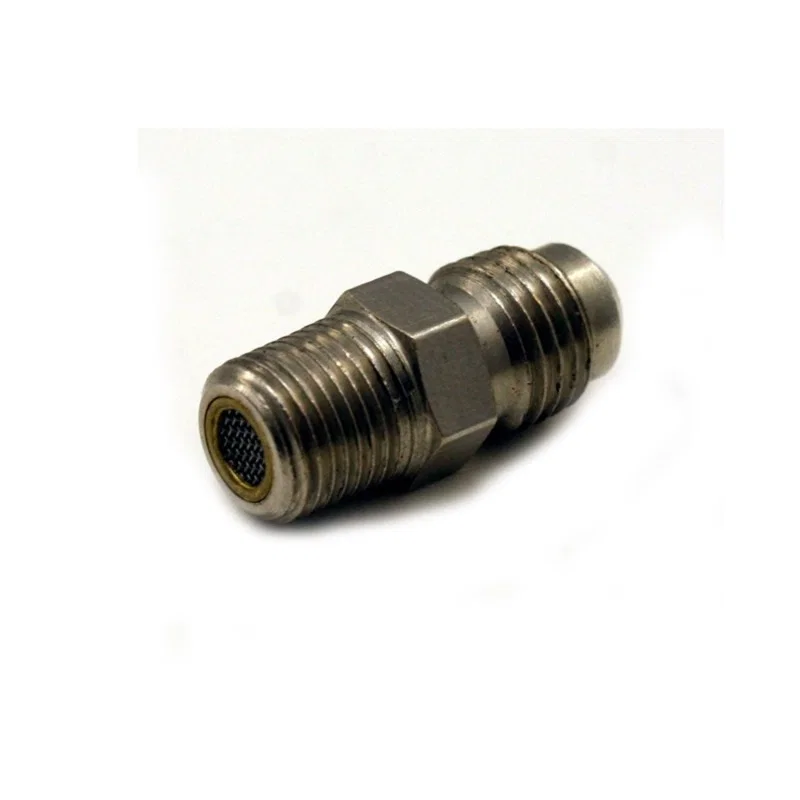 Nitrous Express 16112MC, Filter Fitting 6AN x 1/8 NPT Straight