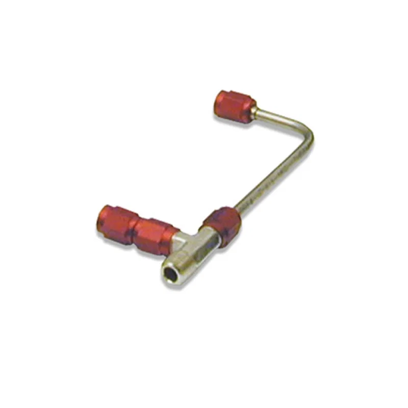 Nitrous Express 15727, 4500 Gemini SS Solenoid to Plate Connectors (New Style) - Red
