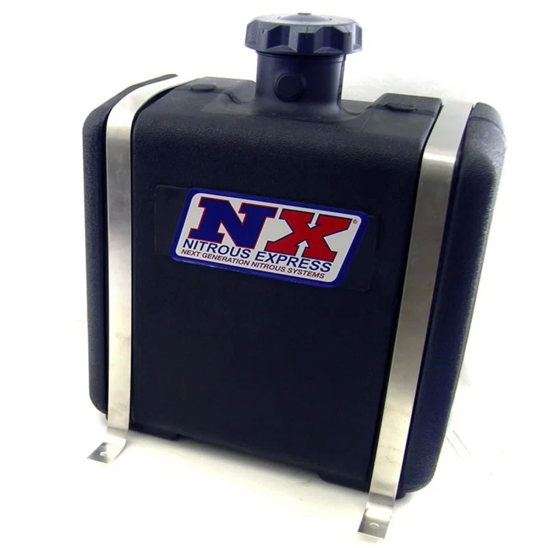 Nitrous Express 15051, Water Injection 7 Gallon Reservoir (w/Bracket Solenoid & Hose) (15L x 17H x 9W)