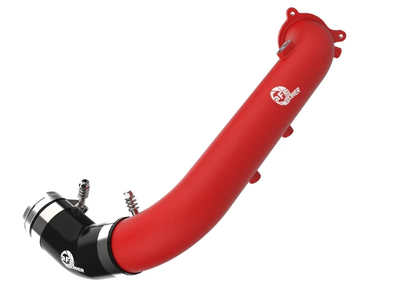 aFe 46-20488-R, BladeRunner Red 2-3/4in Aluminum Charge Pipe 2021 Toyota Supra GR (A90) I4-2.0L (t) B48