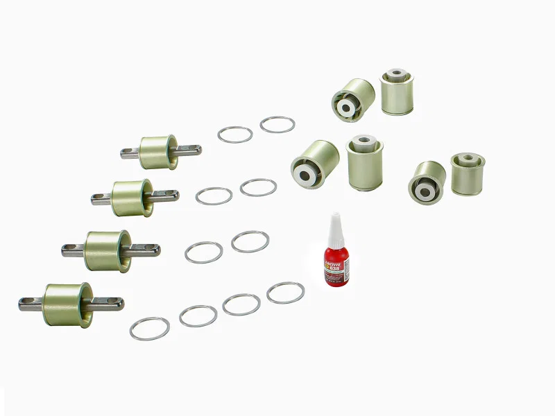 aFe 460-401004-A, Control PFADT Alum Frame Drag Rear Solid Spherical C/A Bearings Set; 06-13 Chevy Corvette C6 Z06
