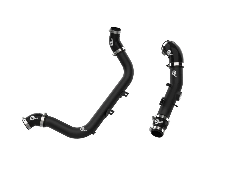 aFe 46-20634-B, BladeRunner Aluminum Hot and Cold Charge Pipe Kit Black 17-20 Hyundai Elantra GT L4-1.6L (t)