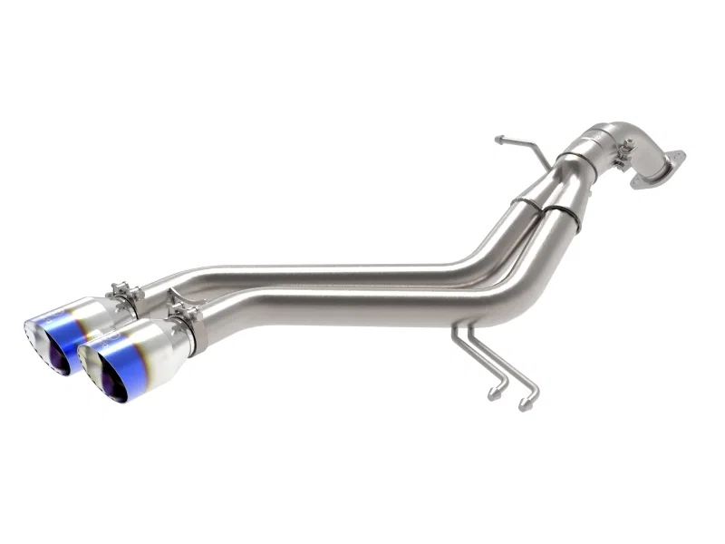 aFe 49-37019-L, Takeda 13-17 Hyundai Veloster L4-1.6L 2-1/2in 304 SS Axle-Back Exhaust w/ Blue Flame Tips