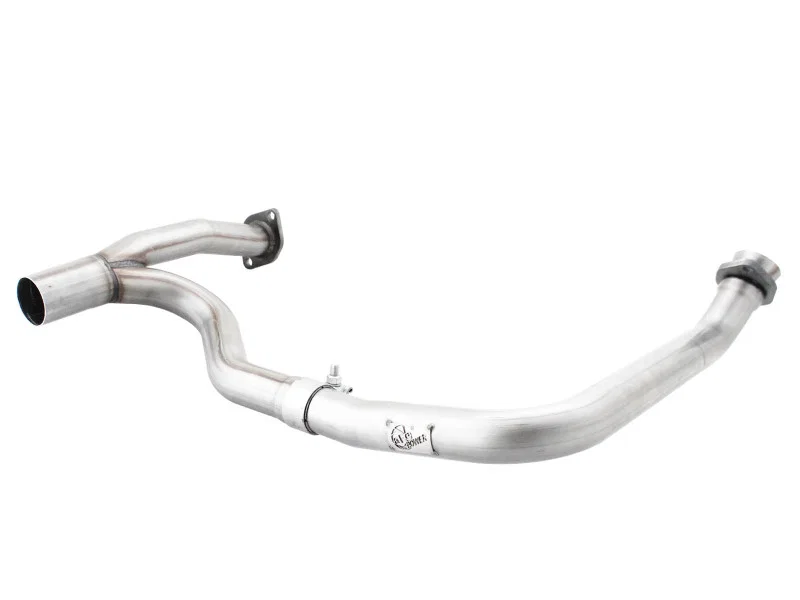 aFe 48-06207, Power Twisted Steel Y-Pipe Aluminized 2in 12-14 Jeep Wrangler (JK) V6 3.6L (4dr)