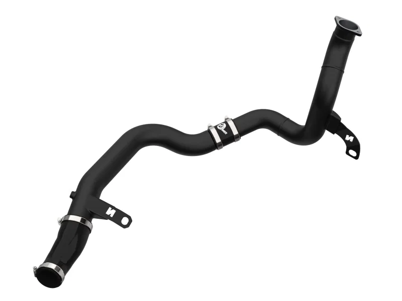 aFe 46-20768-B, 19-22 Hyundai Veloster N BladeRunner 2-1/4in to 2-1/2in Aluminum Hot Charge Pipe - Black