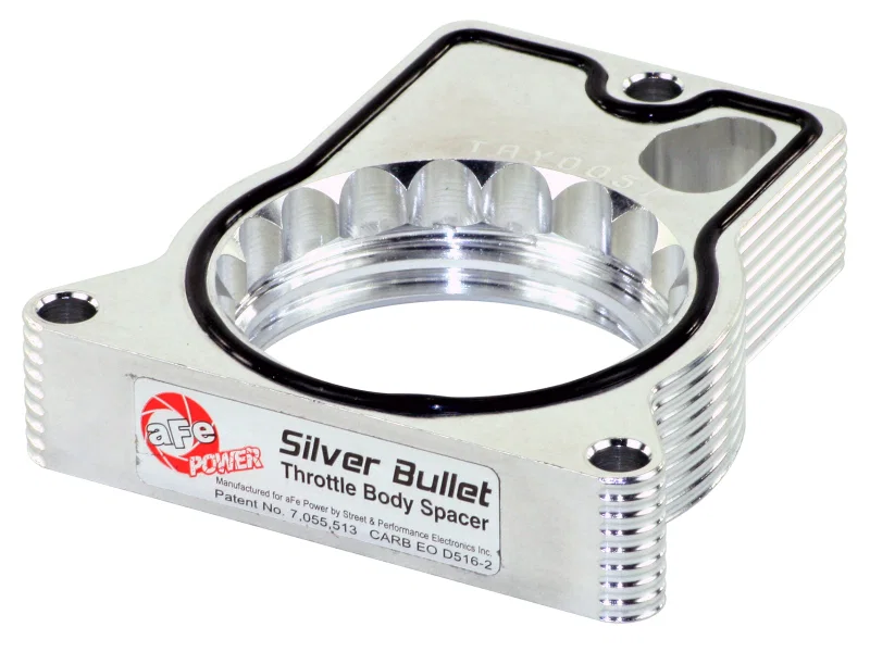 aFe 46-34005, Silver Bullet Throttle Body Spacers TBS GM C/K 1500/2500/3500 96-00 V8-5.0L 5.7L