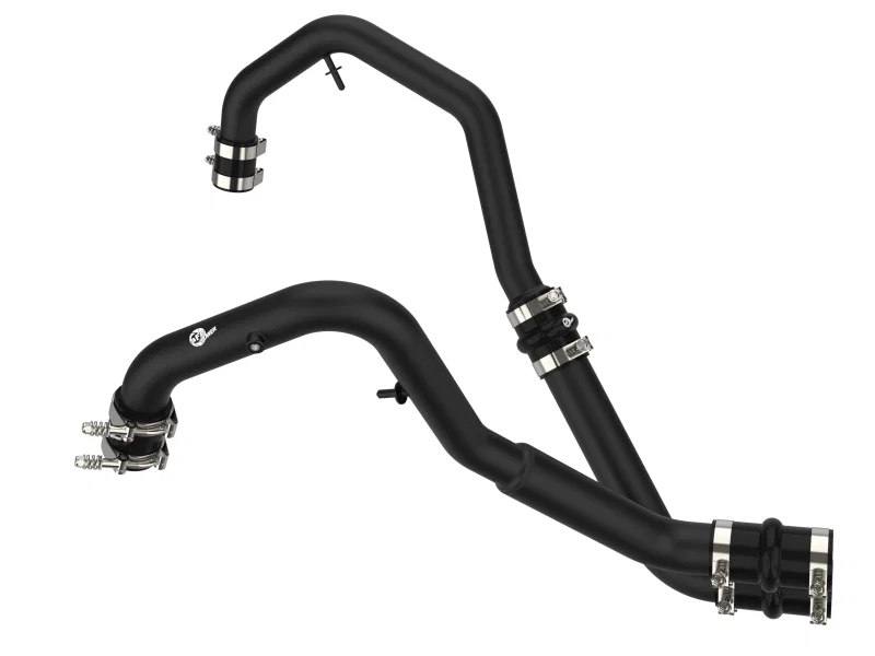 aFe 46-20478-B, Bladerunner Intercooler Hot Charge Pipe Black 2-2.5in 2021+ Ford F-150 V6-2.7L (tt)