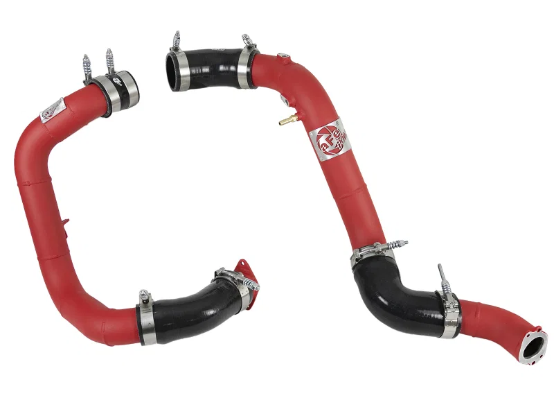 aFe 46-20344-R, Bladerunner 2.25in & 2.5in Intercooler Tubes Hot & Cold 16-18 Honda Civic I4-1.5L (t) - Red