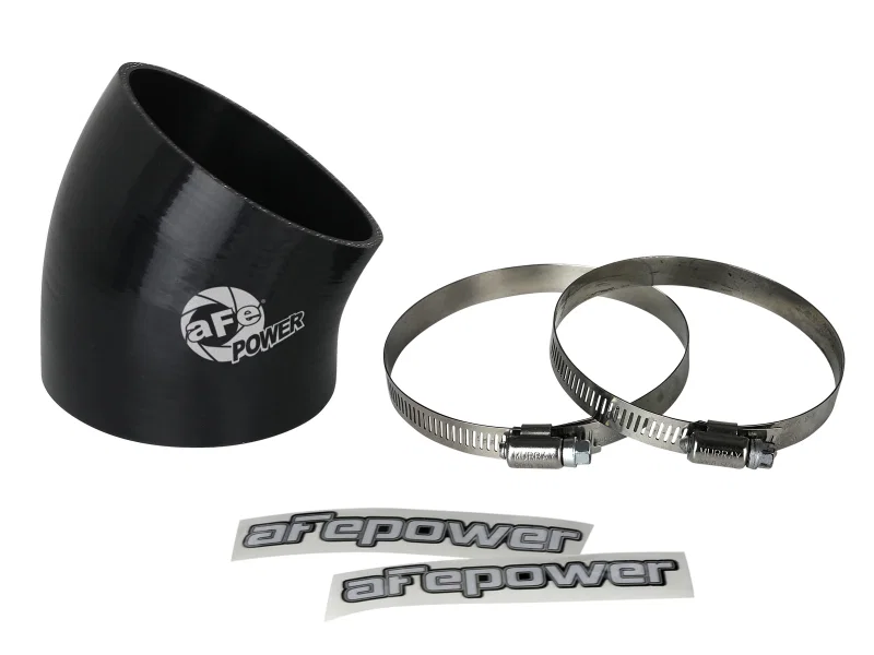 aFe 59-00122, MagnumFORCE Air Intake System Spare Parts Kit 3-1/2in ID x 30 Deg. Silicone Elbow Coupler -Black