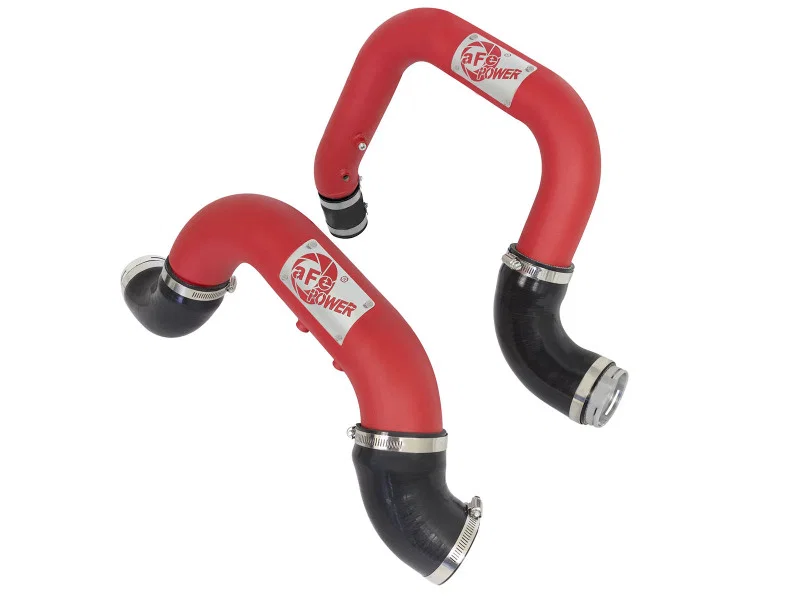 aFe 46-20264-R, BladeRunner Red Intercooler Tubes Combo 2016 GM Colorado/Canyon I4-2.8L (td)