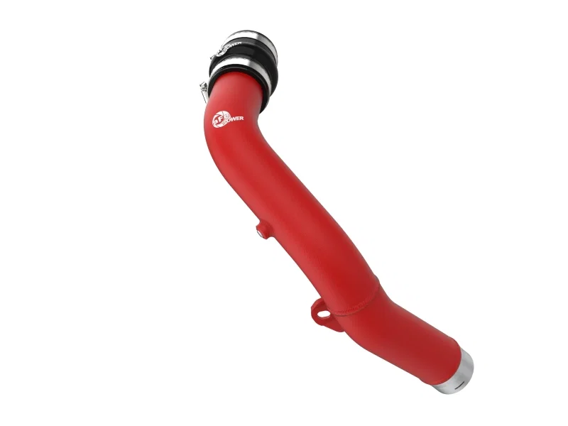 aFe 46-20668-R, BladeRunner 2-1/2 IN Aluminum Hot Charge Pipe Red 22-23 Subaru WRX H4-2.4L (t)