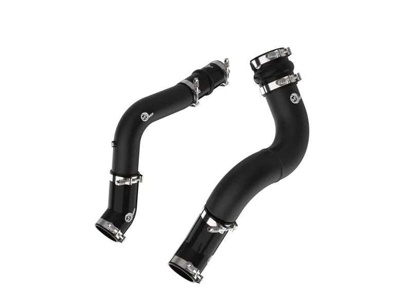 aFe 46-20614-B, BladeRunner Aluminum Hot and Cold Charge Pipe Kit Black RAM Diesel Trucks 19-23 L6-6.7L (td)