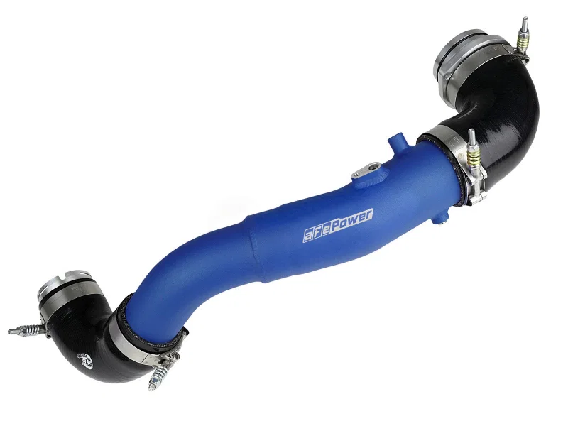aFe 46-20408-L, 20-21 BMW Z4 M40i (G29) L6-3.0L (t) B58 BladeRunner 2-1/2in to 3in Hot-Side Charge Pipe - Blue