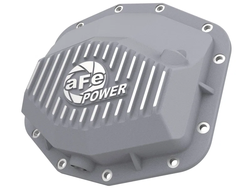 aFe 46-71280A, 21-22 RAM 1500 TRX HEMI V8 6.2L(sc) Street Series Rear Differential Cover Raw w/ Machined Fins