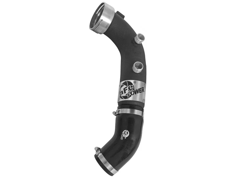 aFe 46-20159-B, BladeRunner 3in Black Intercooler Tube Cold Side w/ Couplings & Clamps 07-10 BMW 335i 3.0L (tt)