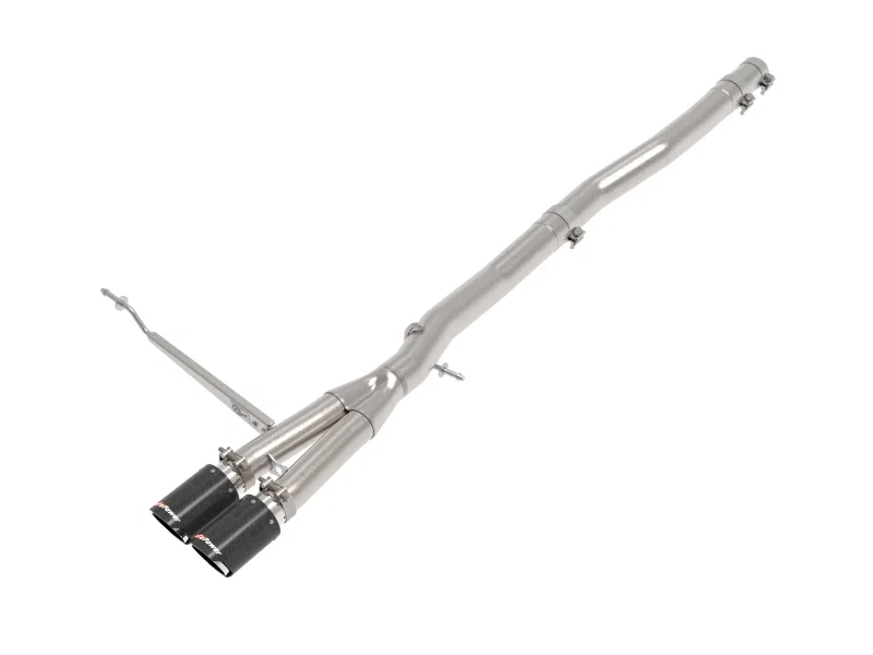 aFe 49-36354-C, 14-24 Mini Cooper S MACH Force-Xp 3in to 2-1/2in 304SS Cat-Back Exhaust w/ Carbon Fiber Tip