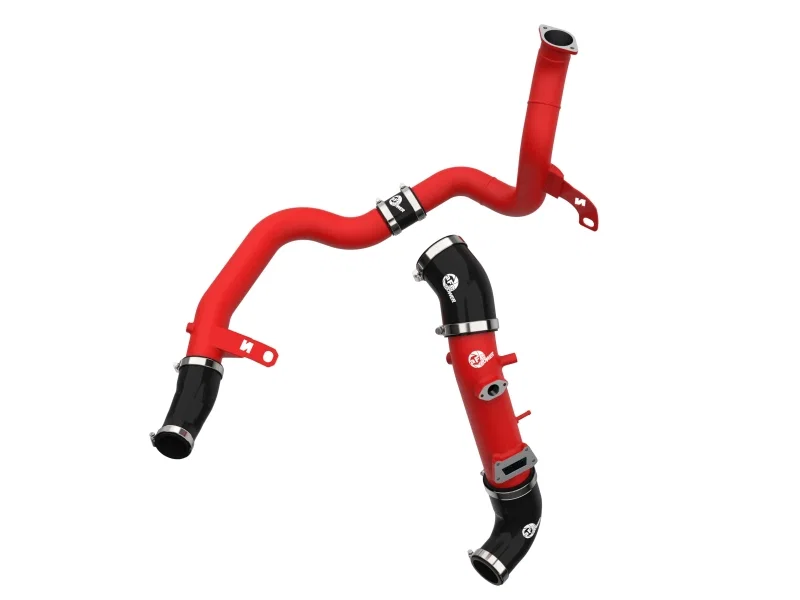 aFe 46-20764-R, 19-22 Hyundai Veloster N BladeRunner Aluminum Hot & Cold Charge Pipe Kit - Red