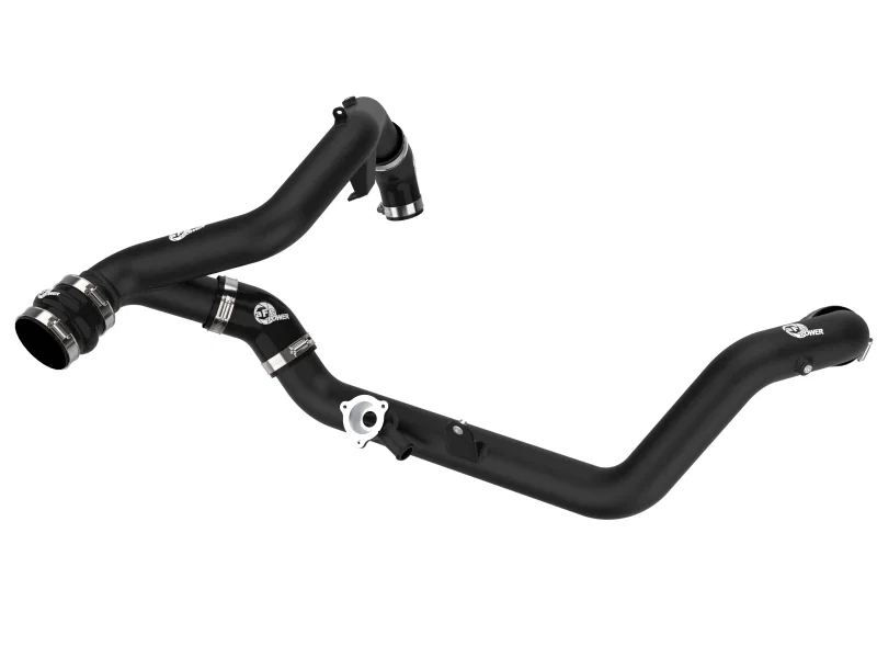 aFe 46-20658-B, Bladerunner 2-1/4 IN Aluminum Hot Charge Pipe Black 20-23 Ford Explorer/Explorer ST - Black