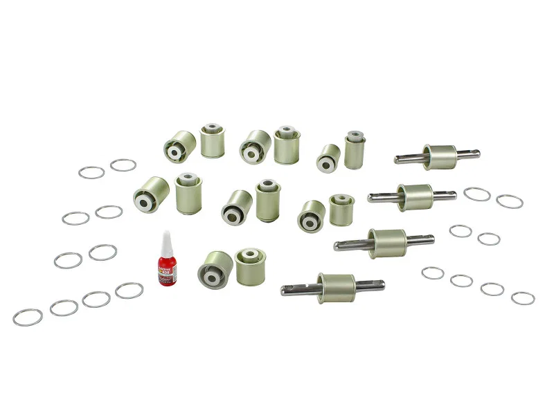 aFe 460-401001-A, Control PFADT Steel Frame Solid Spherical Control Arm Bearings Set; C6 97-13 for 1997-2013 Chevrolet Corvette C5
