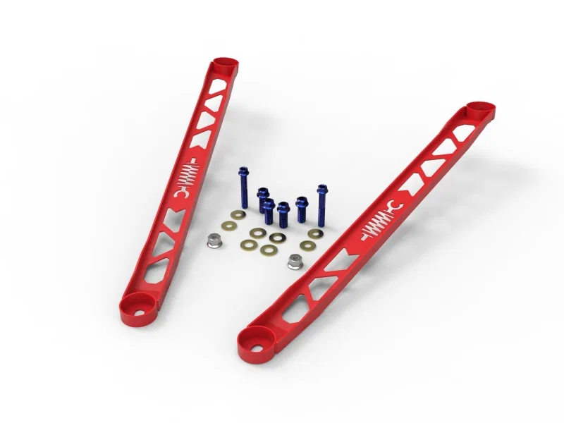 aFe 450-721003-R, CONTROL 304 Stainless Steel Front Suspension Strut Brace Red - Toyota GR Supra (A90) 20-21