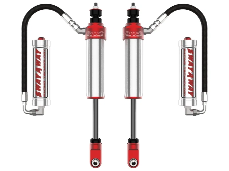 aFe 301-5600-14, Sway-A-Way 2.5 Front Shock Kit w/Remote Reservoirs for 0-1.5 IN Lifts Ford F-250/F-350 17-24 4WD