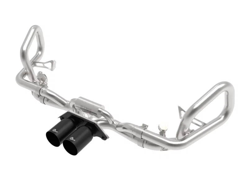 aFe 49-36450-B, 14-16 Porsche 911 GT3 991.1 H6 3.8L MACH Force-Xp 304 SS Cat-Back Exhaust System w/ Black Tips