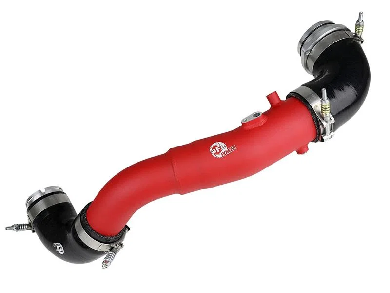 aFe 46-20398-R, 2020 Toyota Supra 3.0L 3in Red Intercooler Tube - Hot