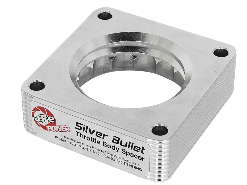 aFe 46-36008, Silver Bullet Throttle Body Spacer 03-06 Nissan 350Z V6 3.5L (VQ35DE)