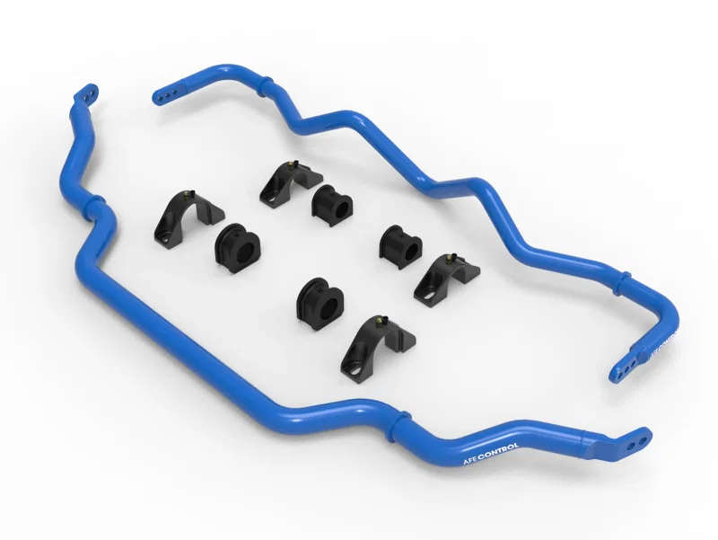 aFe 440-712001-L, 09-20 Nissan 370Z V6-3.7L Front and Rear Control Sway Bar Set - Blue