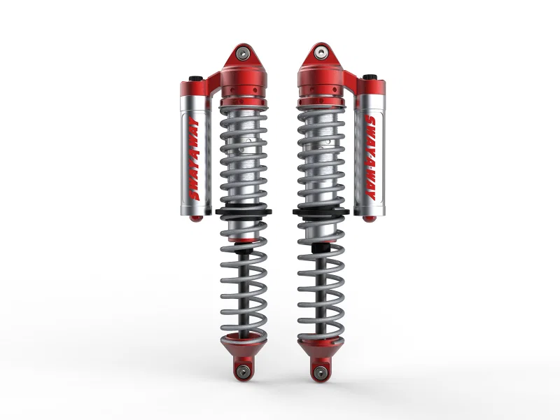 aFe 851-5600-03-CA, 14-16 Polaris RZR 925/1000cc Sway-A-Way 2.5 Front Coilover Kit w/ PB Reservoirs and Comp Adj