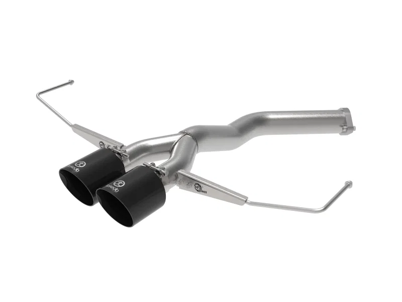aFe 49-37012-B, Takeda 3in-2.5in 304 SS Axle-Back Exhaust w/ Black Tip 19-20 Hyundai Veloster I4-1.6L(t)